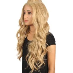 Taylor Women's Long Length Lace Front Wavy With Bangs - Adults Fashion Wigs | Nunique | Nunique