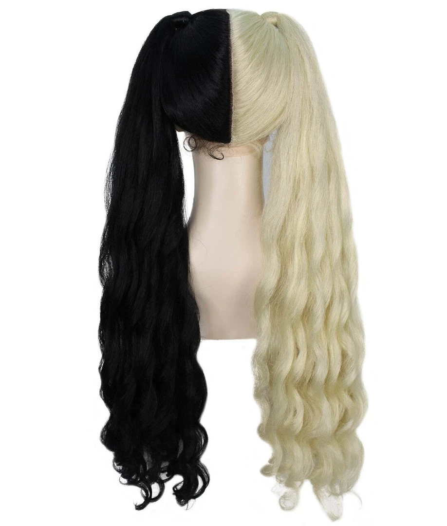 Women's Two-Tone Extra High Pigtails With Wavy Texture And Bangs Blonde | Fashion Wig | Nunique 4 Women's Two-Tone Extra High Pigtails With Wavy Texture And Bangs Blonde | Fashion Wig | Nunique