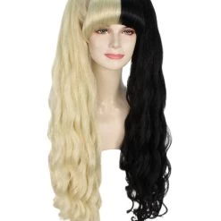 Women's Two-Tone Extra High Pigtails With Wavy Texture And Bangs Blonde | Fashion Wig | Nunique 12 Women's Two-Tone Extra High Pigtails With Wavy Texture And Bangs Blonde | Fashion Wig | Nunique