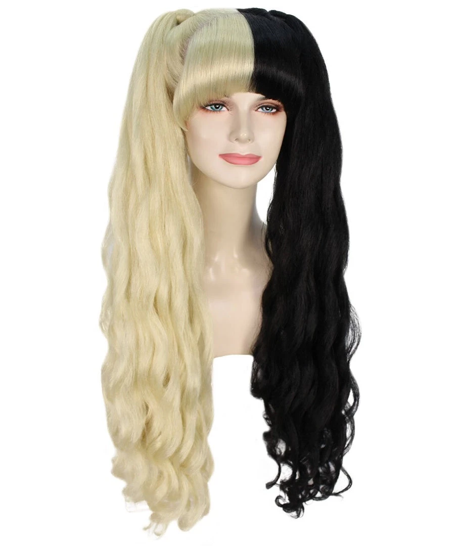 Women's Two-Tone Extra High Pigtails With Wavy Texture And Bangs Blonde | Fashion Wig | Nunique 6 Women's Two-Tone Extra High Pigtails With Wavy Texture And Bangs Blonde | Fashion Wig | Nunique