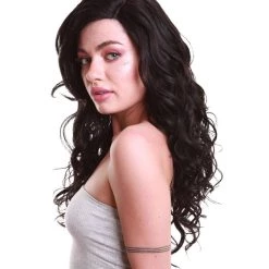 Zaraya Women's Long Bouncy Natural Lace Front Curls - Adult Fashion Wigs | Nunique | Nunique