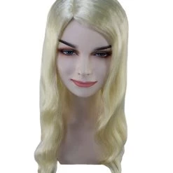 BC Adult Women's Blonde Color Wavy Medium Length Trendy Wig 15 BC Adult Women's Blonde Color Wavy Medium Length Trendy Wig