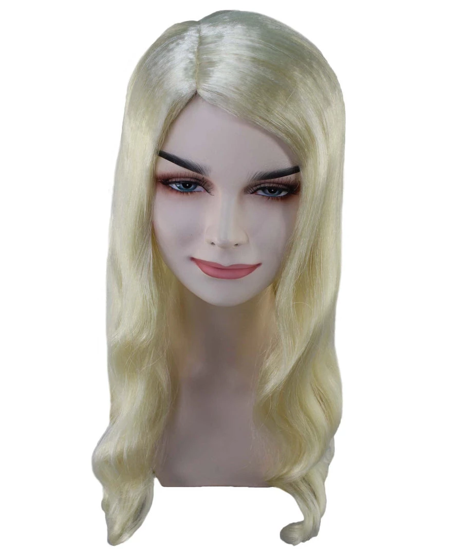 BC Adult Women's Blonde Color Wavy Medium Length Trendy Wig 7 BC Adult Women's Blonde Color Wavy Medium Length Trendy Wig
